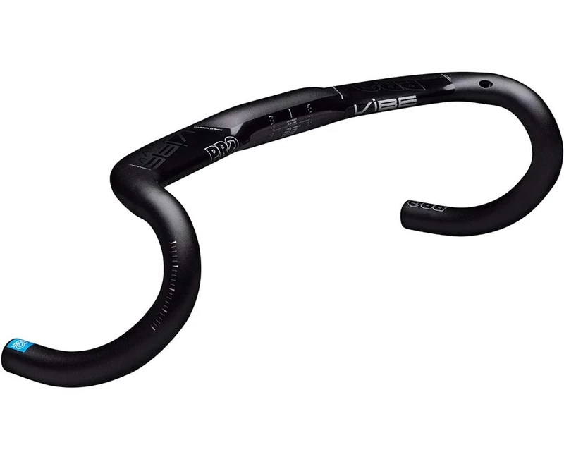 Pro Vibe Aero Handlebar, Alloy, 31.8mm, Pursuit, 38cm, Black