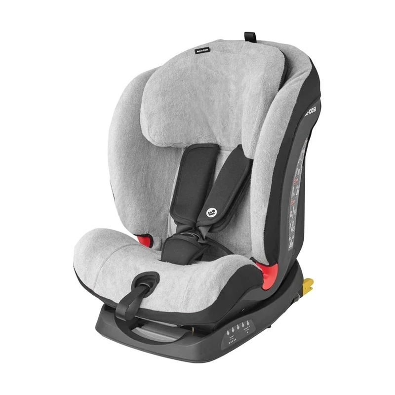 Maxi-Cosi Titan/Titan Plus Toddler Car Seat Cover, Breathable Summer Fabric, Keeps Seat Clean and Intact, 100% Cotton, Fresh Grey (light grey)