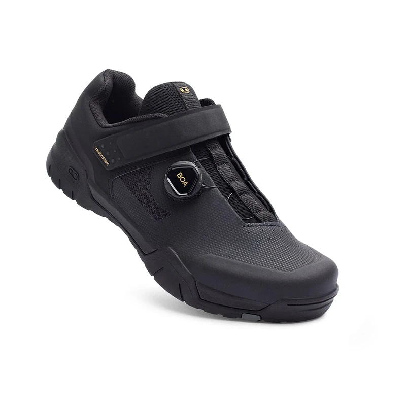 Crankbrothers Mallet-E BOA Cycling Shoes, Black/Gold, UK 7.5 / EU 41.5 - Image 1