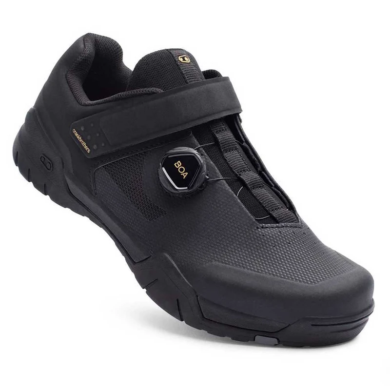 Crankbrothers Stamp BOA Cycling Shoes, Black/Gold, UK 13 / EU 48