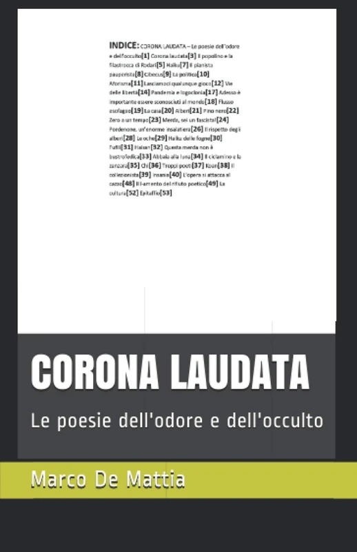 CORONA LAUDATA: Le poesie dell'odore e dell'occulto - Image 1