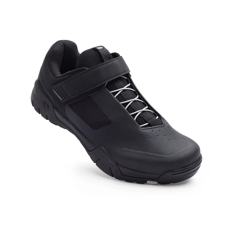 Crankbrothers Mallet-E Speed Lace Cycling Shoes, Black/Silver, UK 10 / EU 44.5