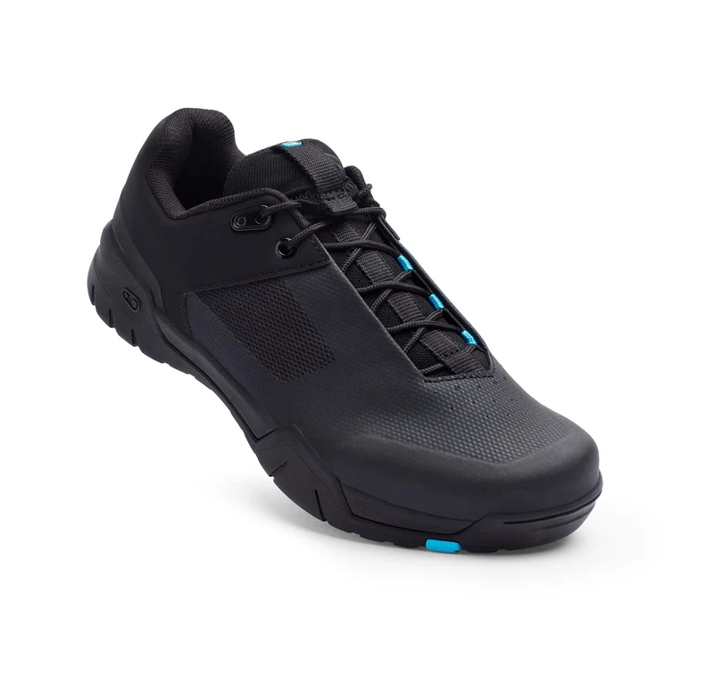 Crankbrothers Mallet-E Lace Cycling Shoes, Black/Blue,, UK 9.5 / EU 44