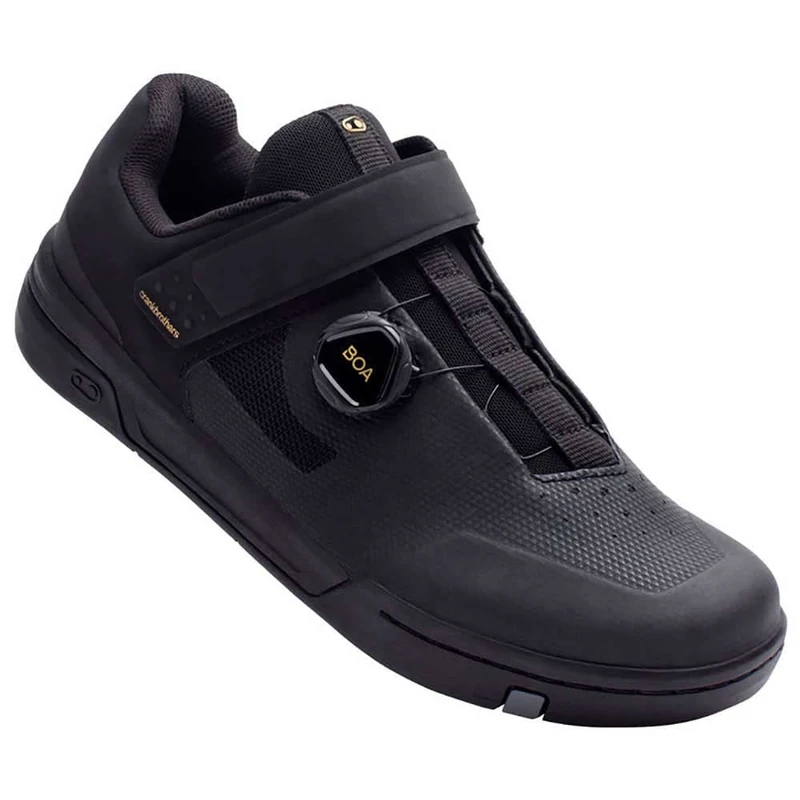 Crankbrothers Stamp BOA Cycling Shoes, Black/Gold, UK 4 / EU 37