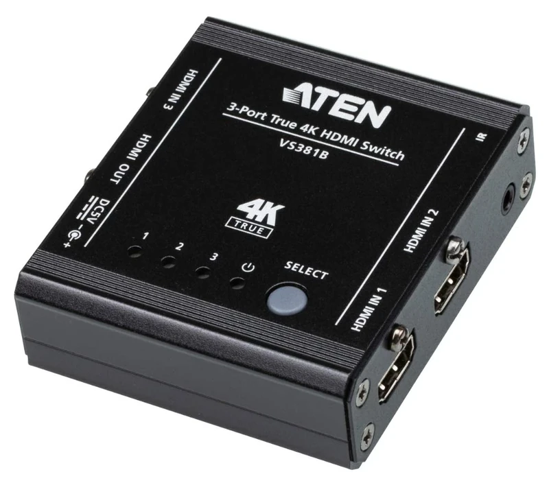 ATEN VS381B HDMI Black Metal 60 Hz 5 m 3840 x 2160,4096 x 2160