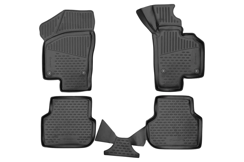 Element Tailored Custom Fit 3D Rubber Floor Mats designed for VOLKSWAGEN Jetta, 2018-present saloon, 4 pcs Right hand drive only