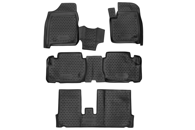 Element Tailored Custom Fit 3D Rubber Floor Mats designed for TOYOTA Ipsum ACM 21W JDM, 2001–2007, 3 row Right hand drive only