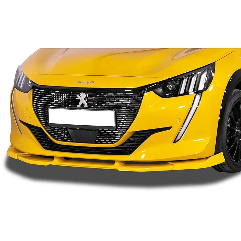RDX Racedesign Front spoiler Vario-X compatible with Peugeot 208 II 2019- (PU)