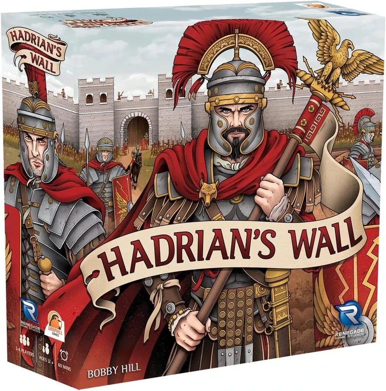 Renegade Game Studios | Hadrian's Wall | Board Game | Ages 12+ | 1-6 Players | 60+ Minutes Playing Time