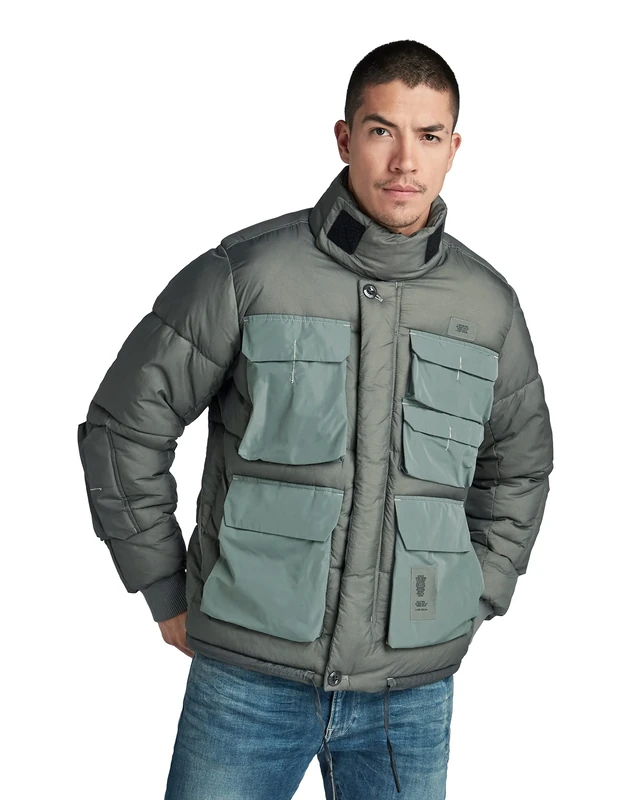 G-Star Men's Field Puffer Jacket PM, Green (orphus D20115-C643-722), XS