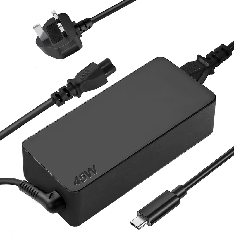 Jeestam USB C Laptop Charger, 45W Chromebook Charger for HP, Dell, Lenovo, Acer, Asus, Samsung, Google Type C Laptop Charger, Hp Chromebook X360 11 13 14 14A HP Spectre (45W Chromebook Charger)