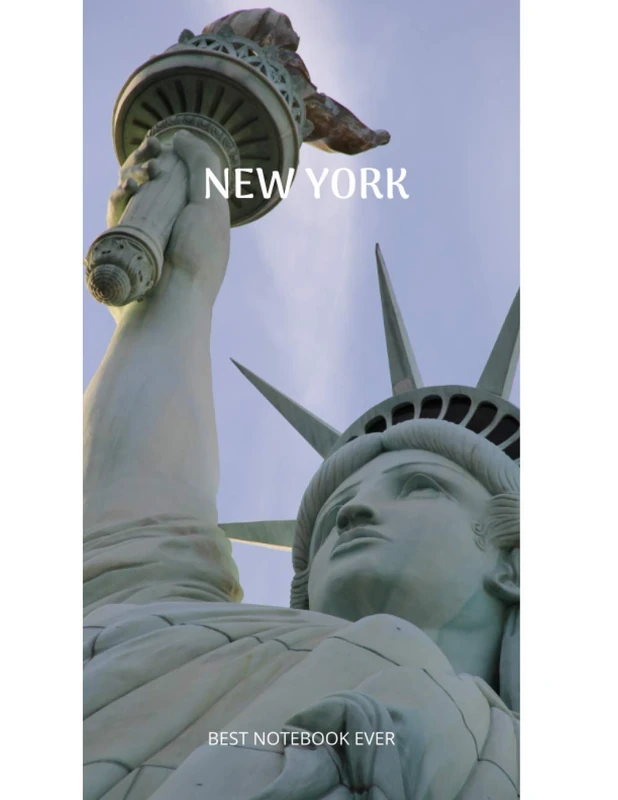 NEW YORK: Lined Notebook Journal, Luxury Limited Edition Glossy cover and brilliant and High quality Notebook, Large Size (8.5 x 11 in) College Ruled paper, perfect bound,bleed and 120 Pages