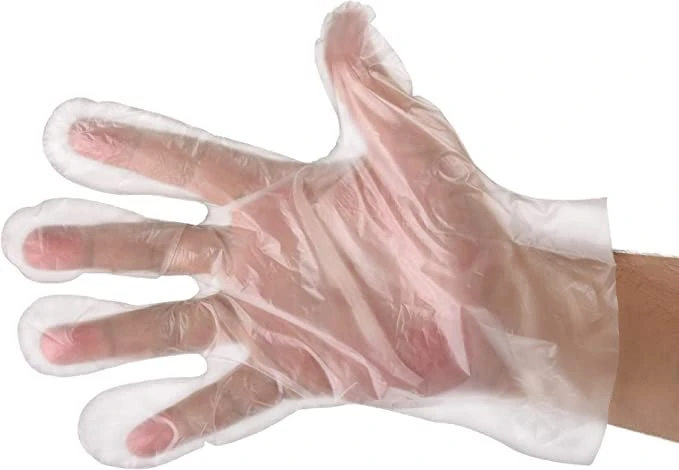 REQUISITE NEEDS Disposable Gloves Clear Plastic Polyethylene Transparent Waterproof Gloves For Multi Purpose - Sanitary, Food Prep, Home tasks, Cleaning, Work Gloves Powder & Latex Free (Pack Of 1000)