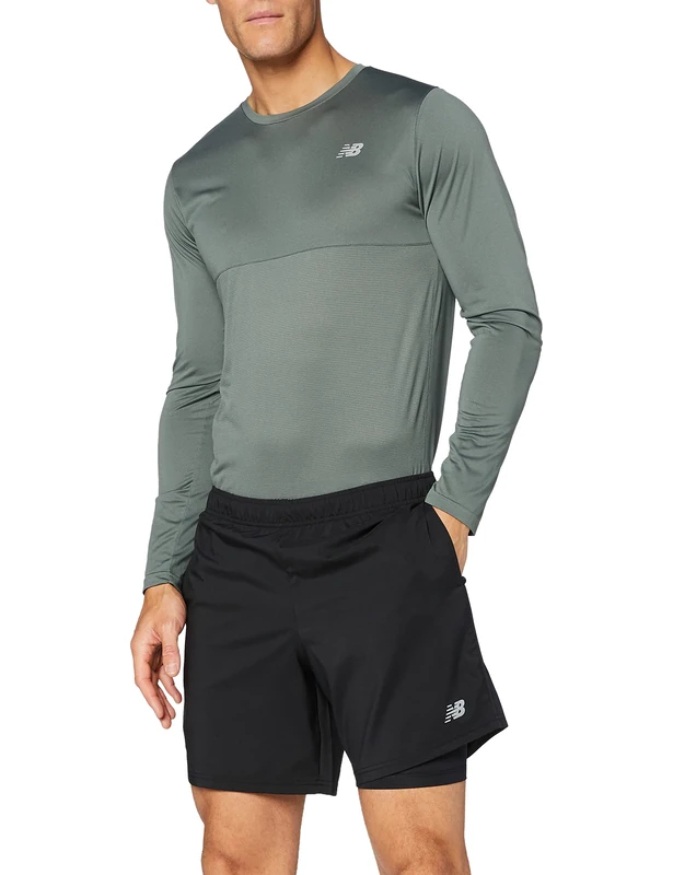 New Balance Core Run 9 Inch Short, Men, Black, XL