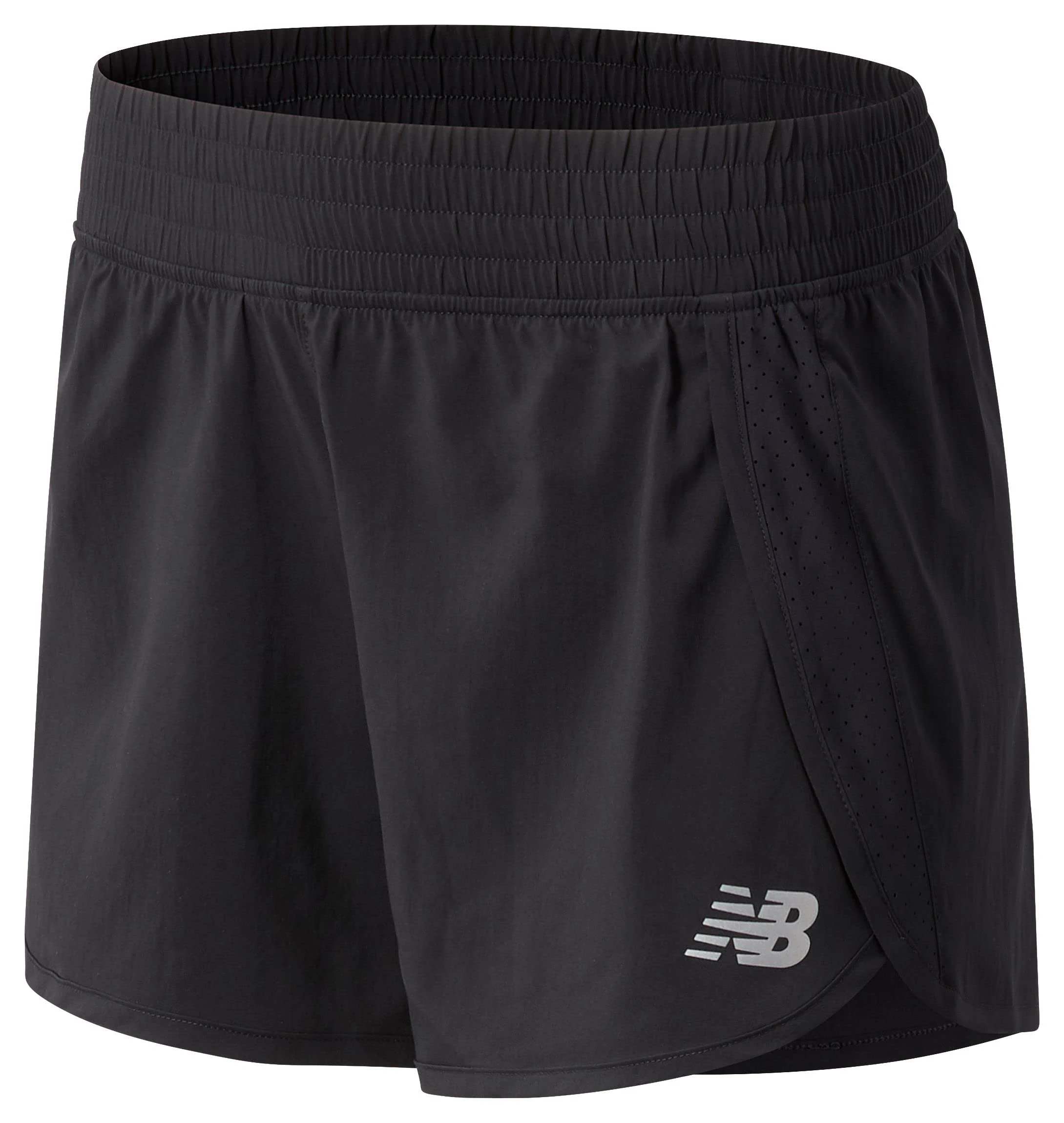 New Balance Core 3 Inch Short, Women, Black, XS