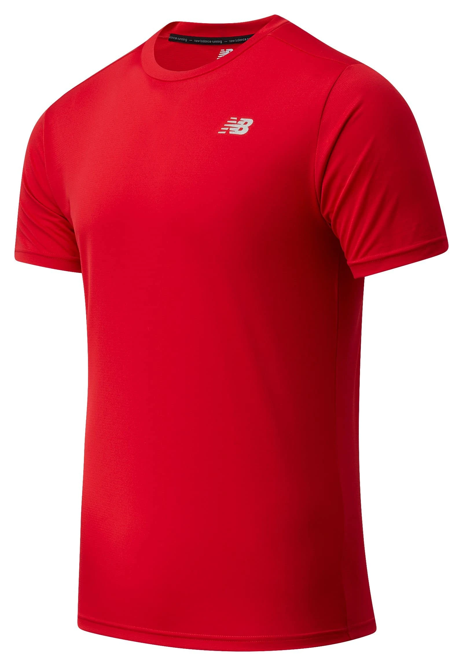 New Balance Core Run Short Sleeve T-shirt, Men, Team Red, M