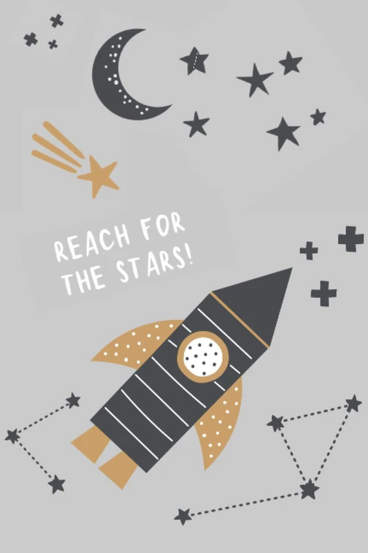 Reach for the Stars - Gratitude Journal For Kids With Positive Affirmation Quotes For Every Day!: Gratitude and mindfulness diary with encouragements, ... everyday life. Perfect for children and teens - Image 1