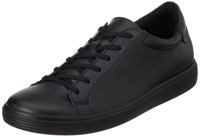 ECCO Women's Soft Classic Sneaker, Black, 6 UK