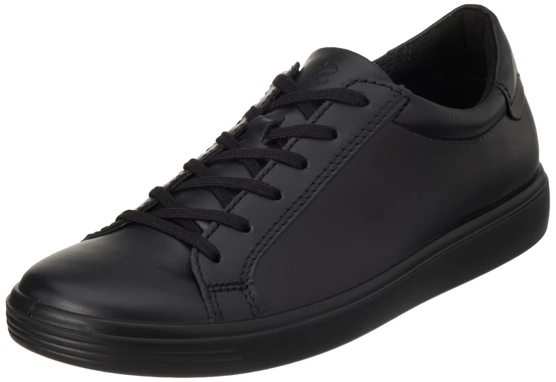ECCO Women's Soft Classic Sneaker, Black, 2/2.5 UK
