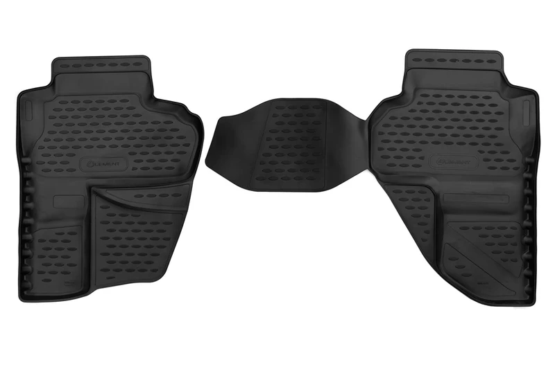 Rubber mats for Chevrolet Silverado 2014-2018 Double Cab (Ext. Cab)