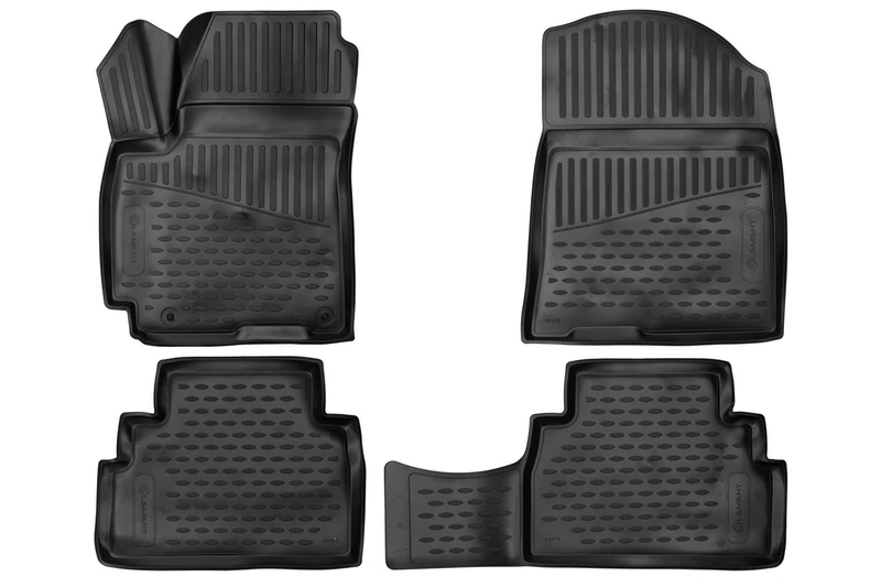 Custom-fit rubber floor mats for Kia Soul 2019 -> over 4 pieces