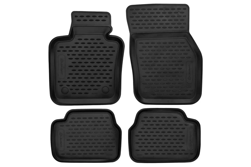 Element Tailor-Made Rubber Floor Mats for BMW Mini Hatch Cooper S (III) 2013-2018 Hatch 5 Door 4-Piece Set Black