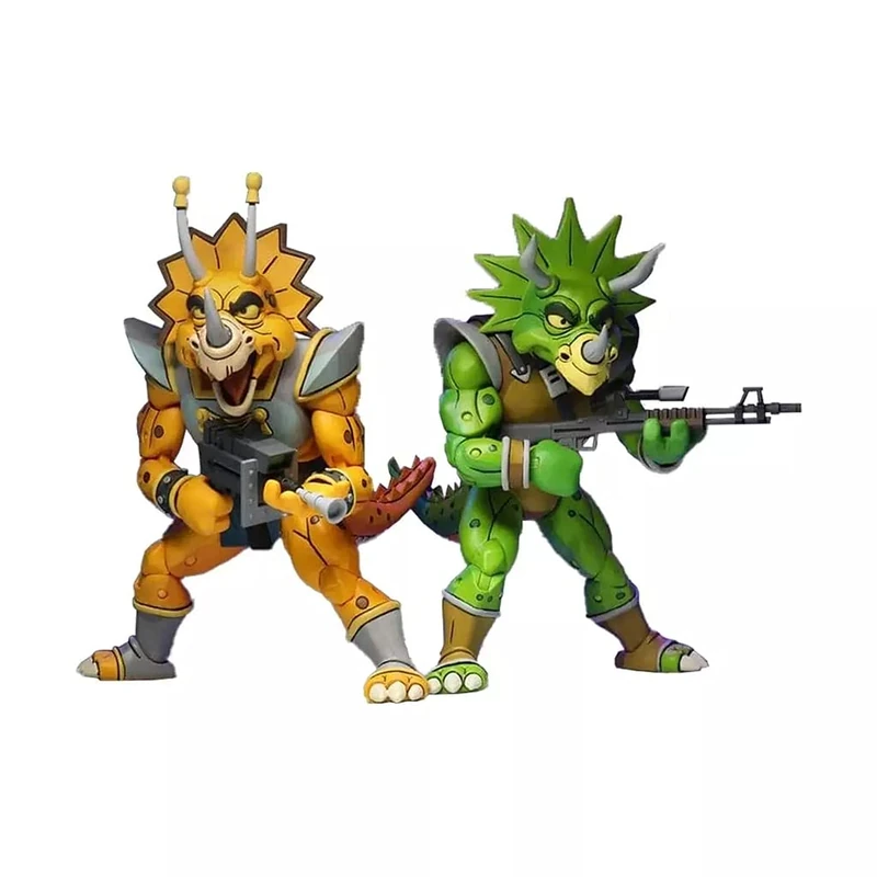 7" TMNT Cartonn Captain Zarax & Zork 2 Pack Figure - Image 1