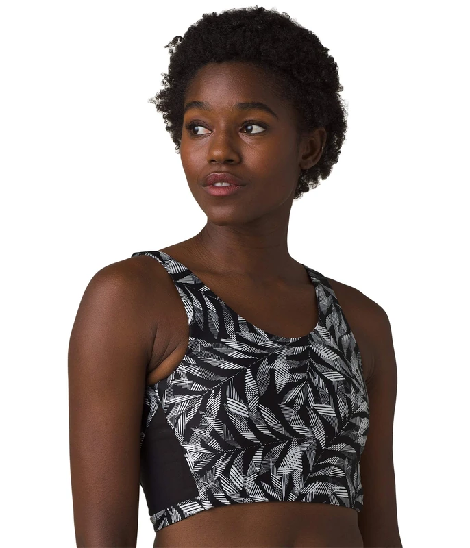 prAna Christie Top Black Springtime XL (Women's 12-14)