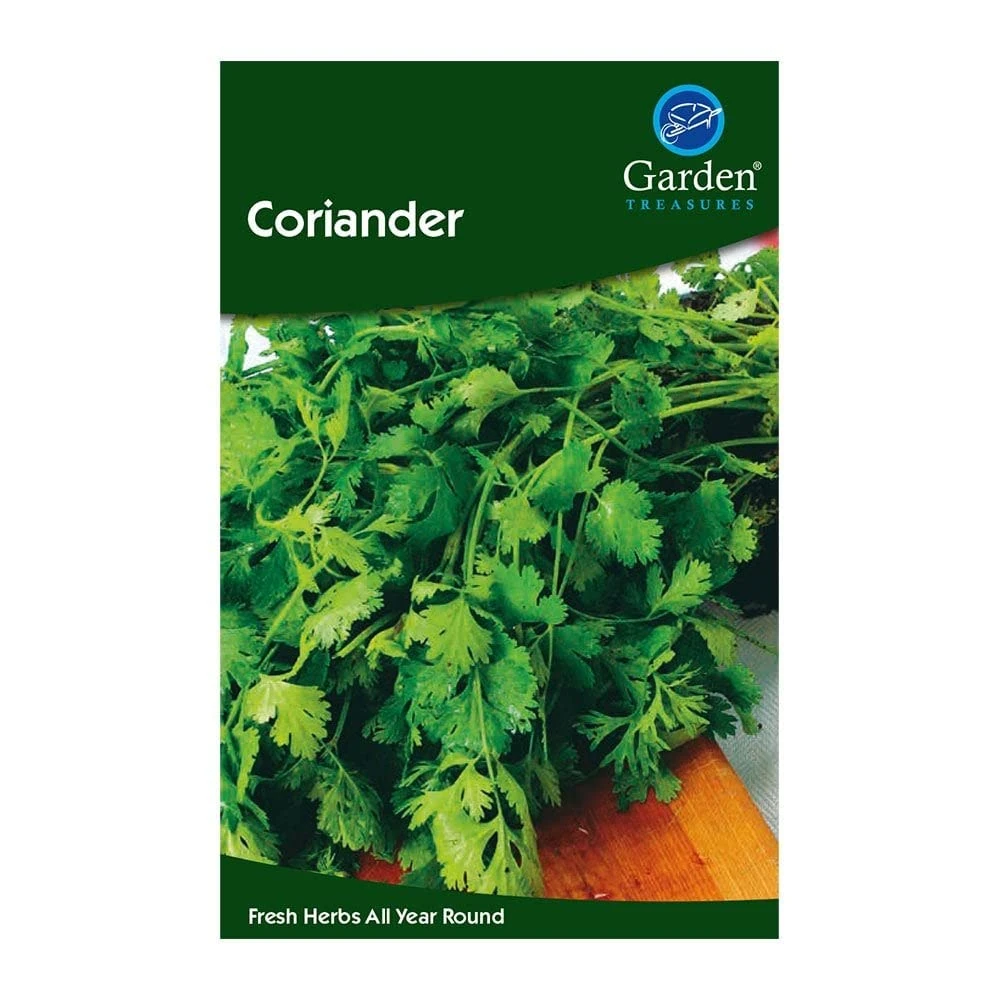 Garden Treasures Fresh Herbs Vegetable Fruit Seeds Salad Grow Your Own Indoor Outdoor (Coriander)