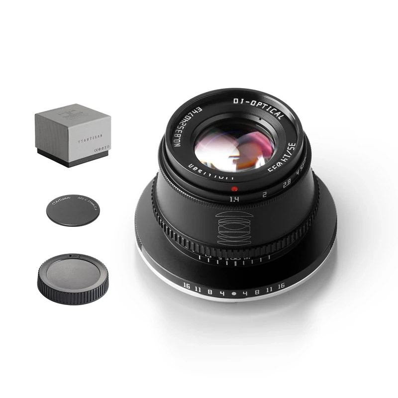 TTArtisan 35mm F1.4 APS-C Manual Focus Lens for Nikon Z Mount Camera Accessory Compatible Like Z50 Black