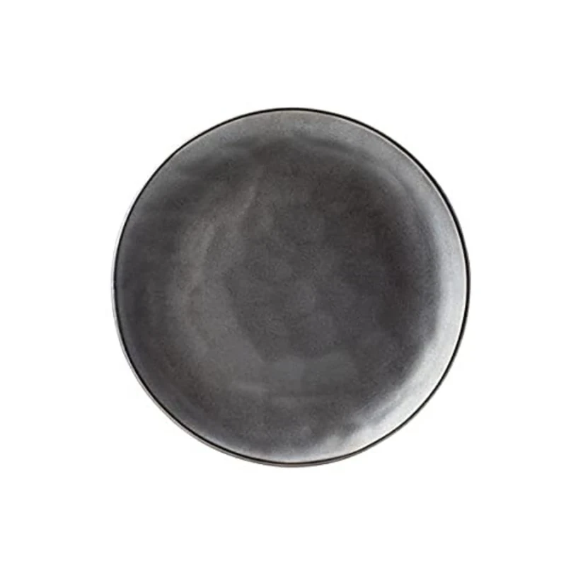 Utopia CT6887-000000-B01006 Apollo Pewter Plate, 21.5cm, Pack of 6