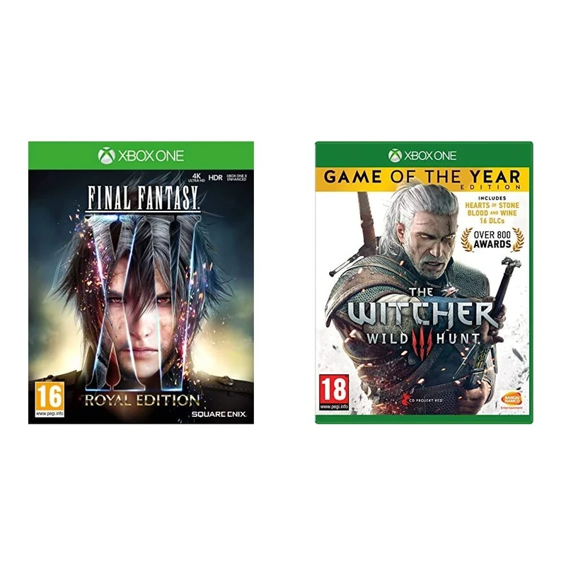 Final Fantasy XV Royal Edition (Xbox One) & The Witcher 3 Game of the Year Edition (Xbox One)