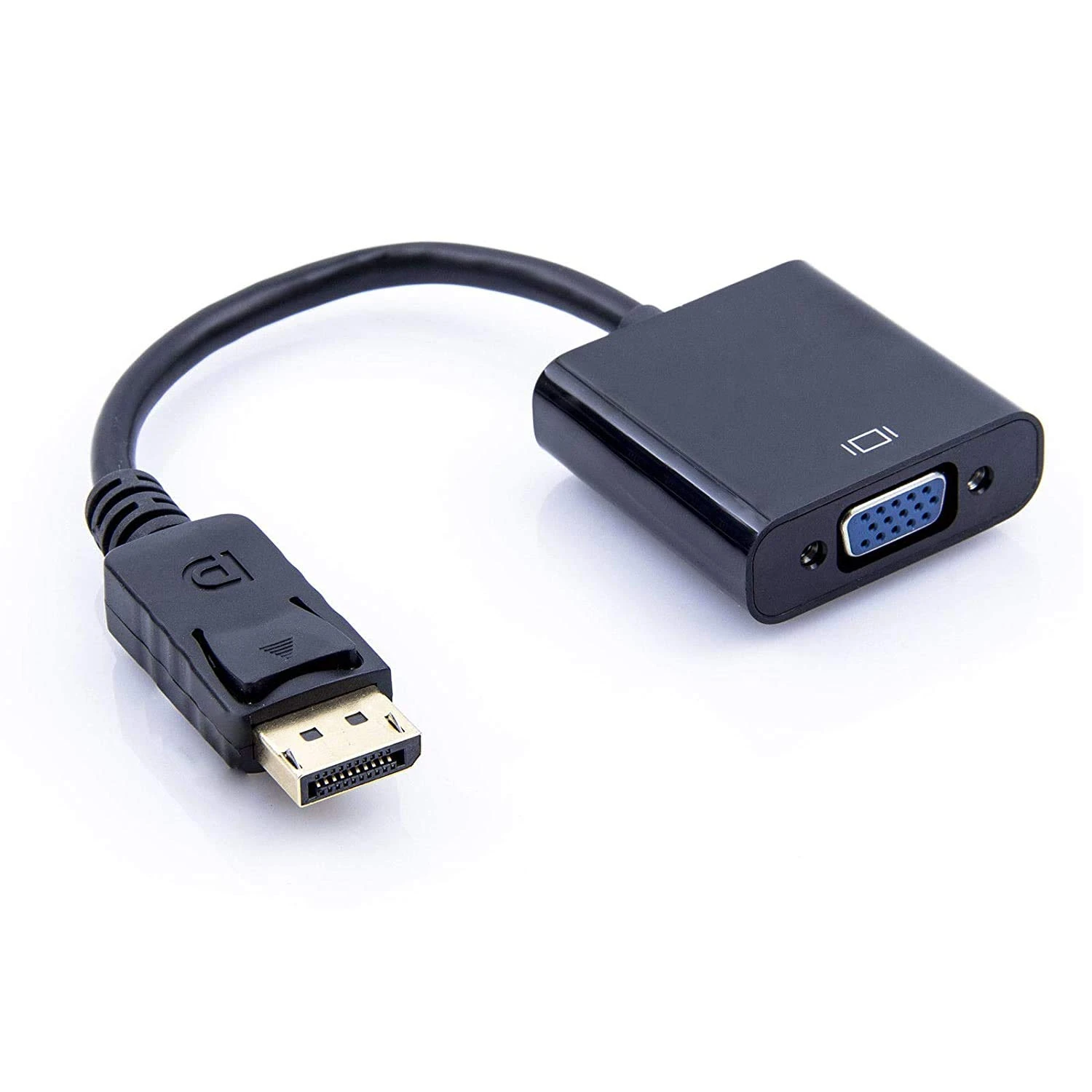 Multibao DP to VGA Adapter, Gold-Plated DisplayPort to VGA Converter Male to Female 1080P HDTV