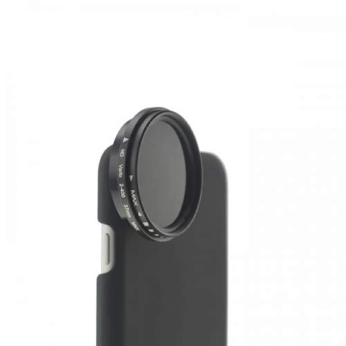 System-S ND Filter 37 mm Set Neutral Density Filter with Case for iPhone 7 Plus and 8 Plus