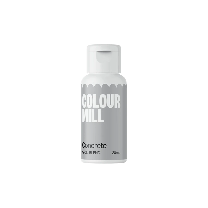 Colour Mill Oil Blend Food Colouring Concrete: Next Generation Oil Based Food Colours - 20 ml