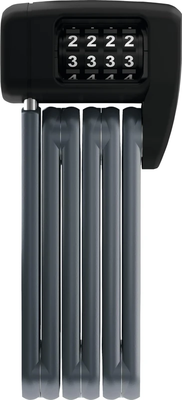 ABUS Bordo Lite 6055C SH folding lock - with bracket and combination code - Extra-light combination lock made of special steel - security level 7