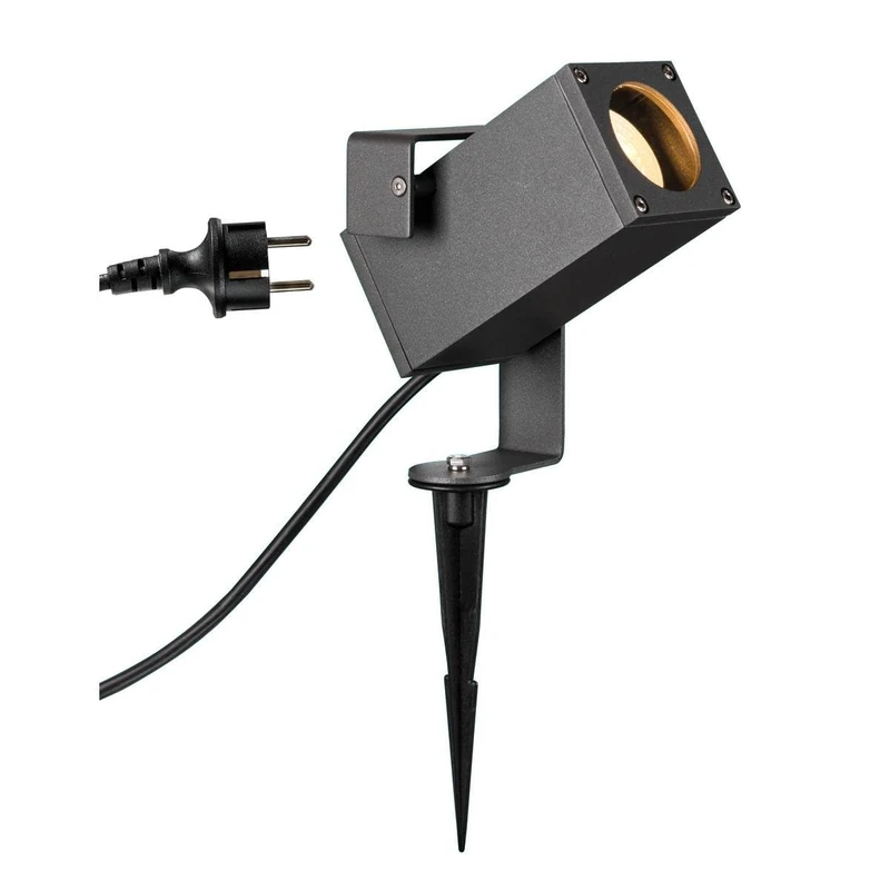 SLV Theo Brace Ground Spike LED Spotlight - Anthracite GU10