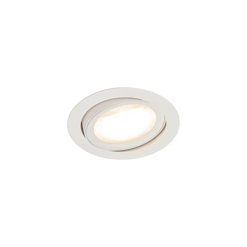 SLV Oculus DL Move/LED Spotlight, floodlight, Ceiling Spotlight, recessed Light, Indoor Lighting / 2000-3000K 11W 36-780lm White dimmable 100 Degrees