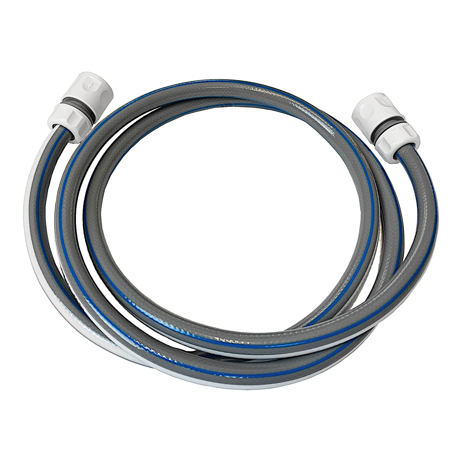 Garden Hose with 2 Connectors - Pipe Extension to Connect Hose Reel to Your Tap (1m)