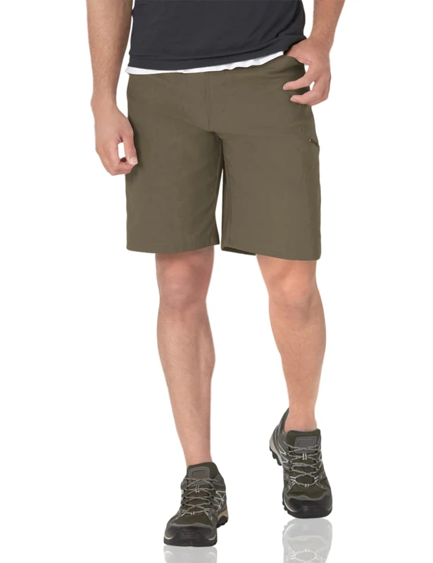 Wrangler Authentics Men's Performance Comfort Flex Cargo Short Casual, Morel, 36