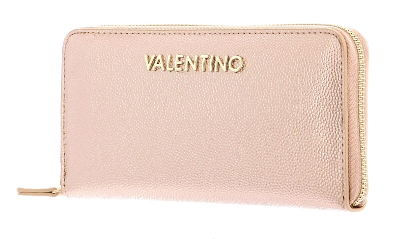 Valentino Purse Divina Zip Around Wallet Oro Rosa Rose Gold-Coloured