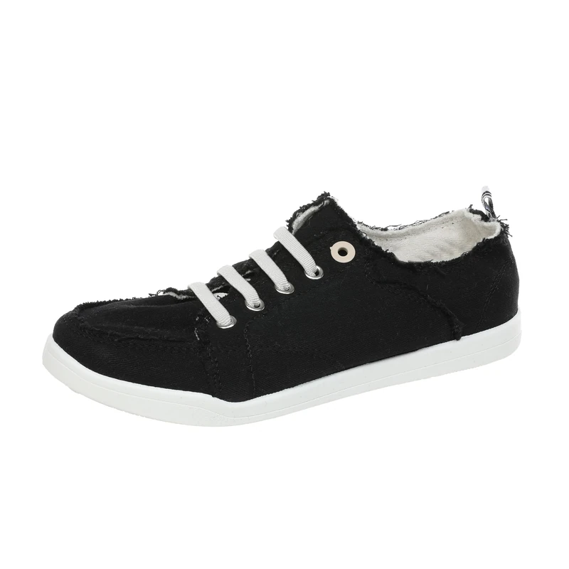 Vionic Venice Pismo Women's Casual Trainers Supportive Walking Shoes That Includes Three-Zone Comfort for Heel Pain and Plantar Fasciitis with Orthotic Insole Arch Support Medium Fit Black UK 4.5