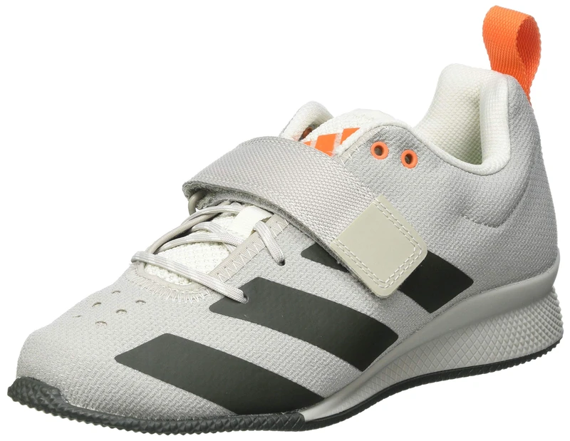 adidas Adipower Weightlifting II Shoes, GRIMET/TIELEY/NARANJ, 2 UK