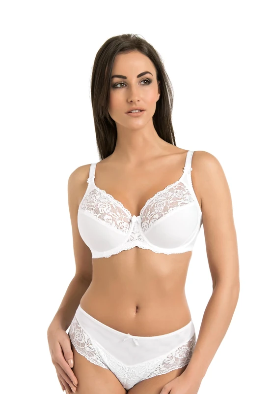 Teyli Women's Bra Underwired Minimiser Victoria Color White Size 34C