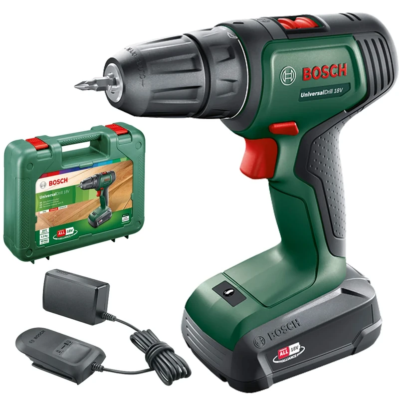 Bosch Cordless Drill UniversalDrill 18V - 1 Battery & Carrying Case
