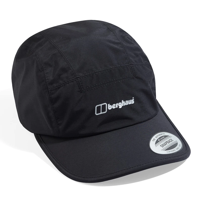 Berghaus Unisex Inflection Waterproof Cap | Adjustable, Black/Black, ONESZ