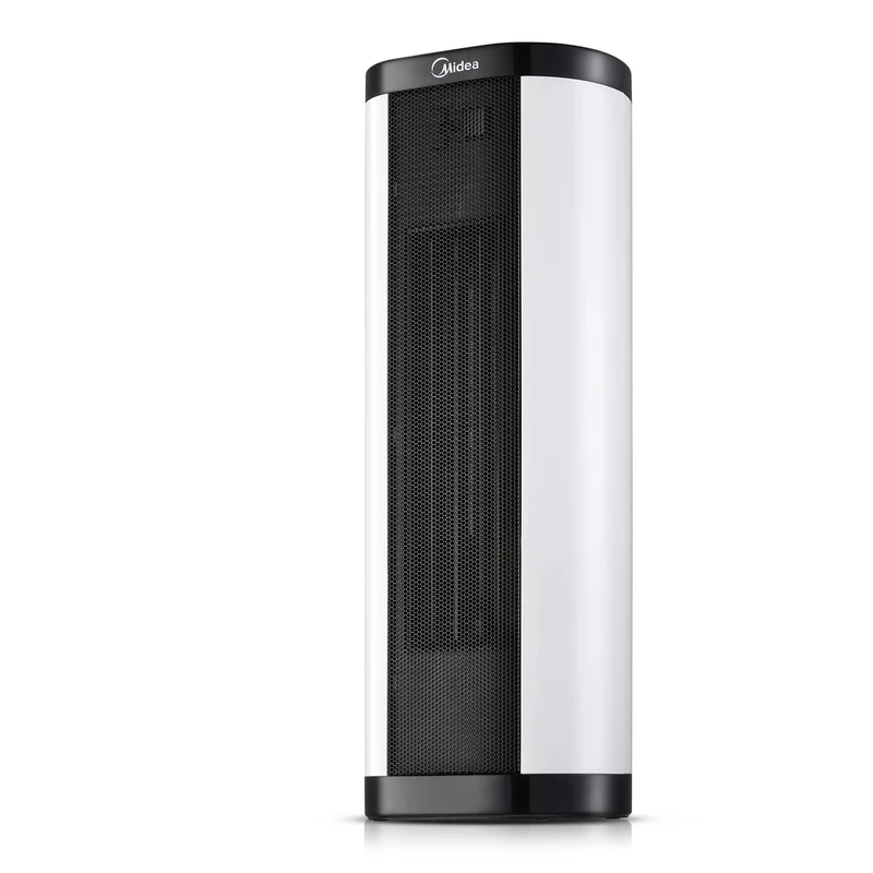 Midea NTH20-17BR Heizlüfter Energiesparend Leise mit Fernbedienung, 2000 Watt Keramik Heizlüfter mit Thermostat, 2 Heizstufen, 24H Timer, ECO-Modus, GS zertifiziert