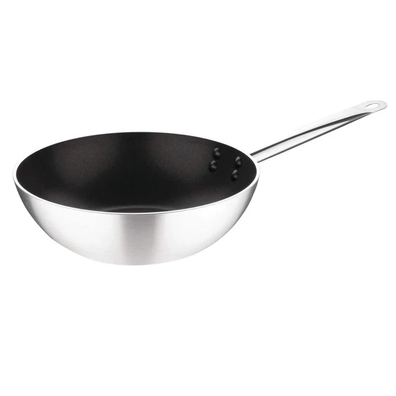 Vogue Non-stick Induction Wok Teflon Platinum Plus - 300mm 11 3/4"