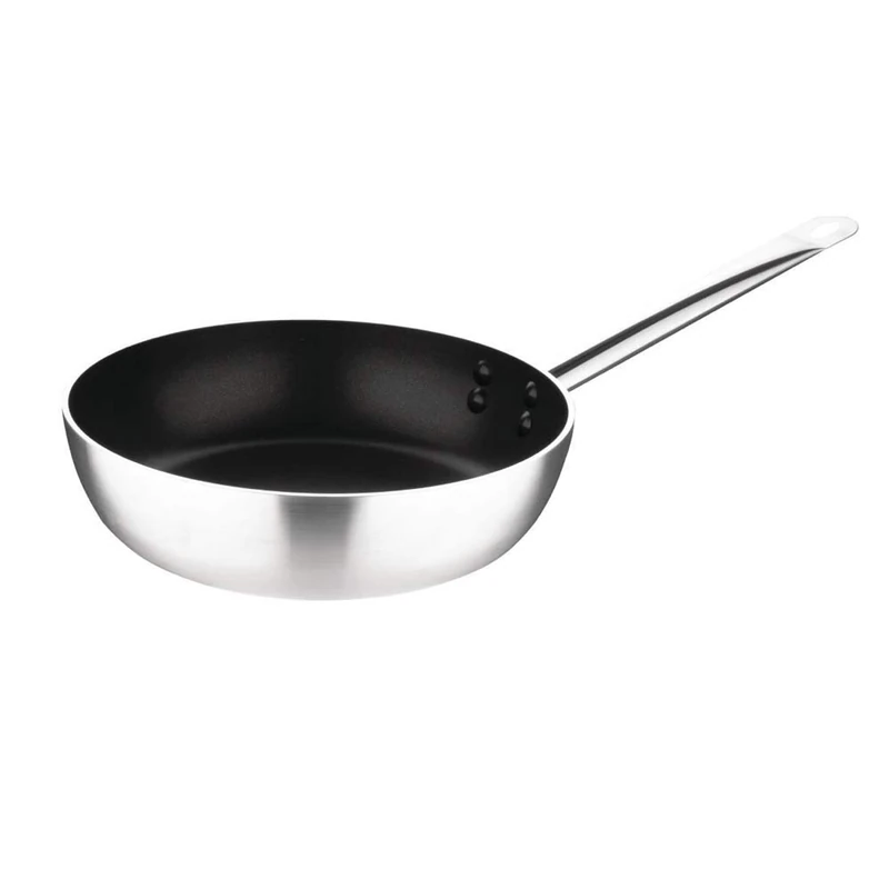 Vogue Non-Stick Induction Saute Pan Teflon Platinum Plus - 280mm 11"