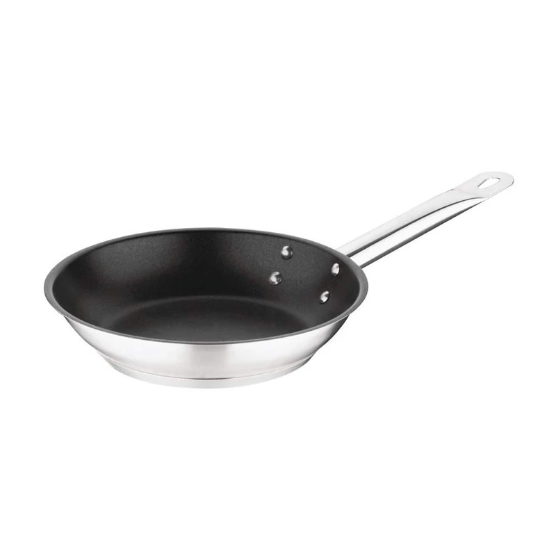 Vogue Frypan Teflon Platinum Plus Non Stick Coating St/St - 200mm 7 3/4"